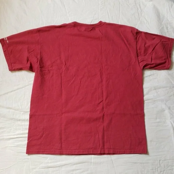 Vintage Men's Burgundy Canada Graphic Eagle T-Shirt - XL - Picture 4 of 5